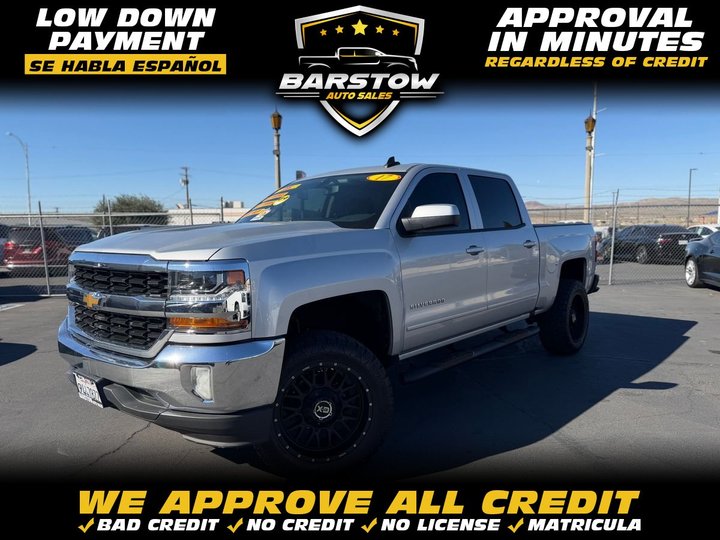 2017 CHEVROLET SILVERADO 1500 CREW CAB for sale in BARSTOW