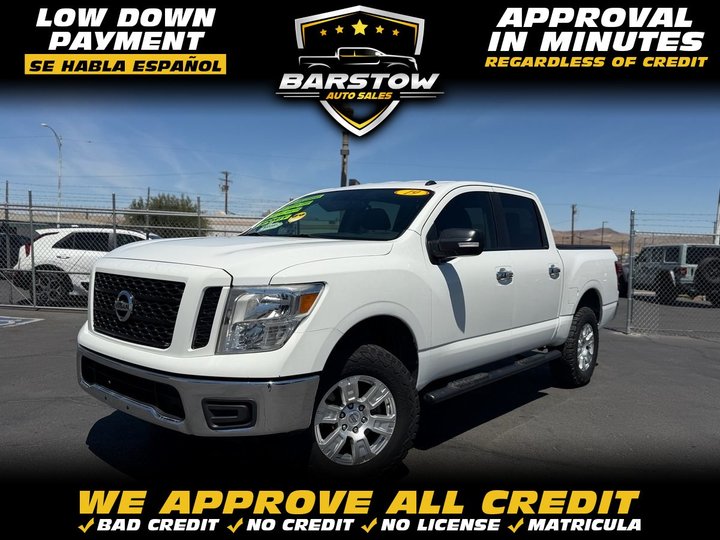 2019 NISSAN TITAN CREW CAB for sale in BARSTOW