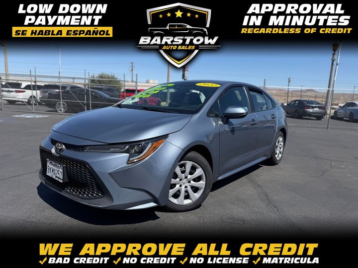 2022 TOYOTA COROLLA for sale in BARSTOW