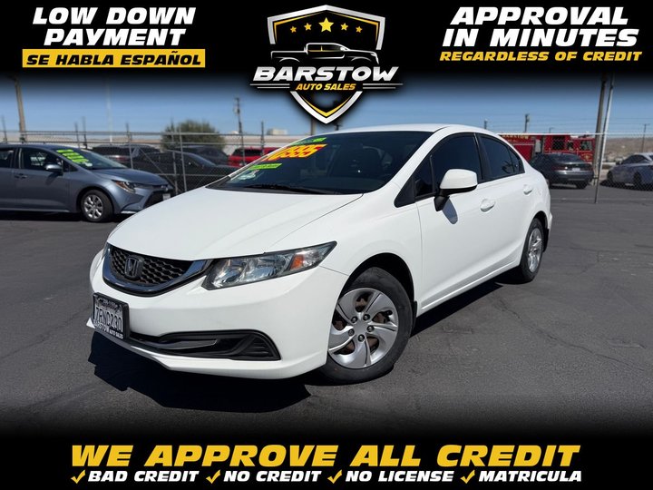 2013 HONDA CIVIC for sale in BARSTOW