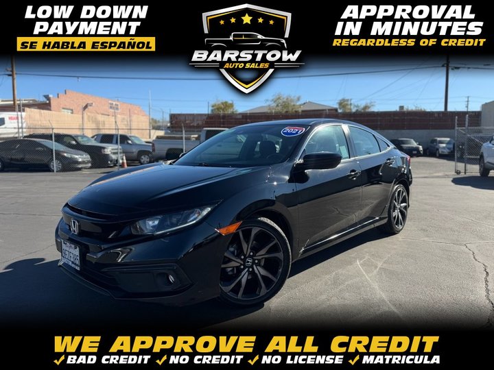 2021 HONDA CIVIC for sale in BARSTOW