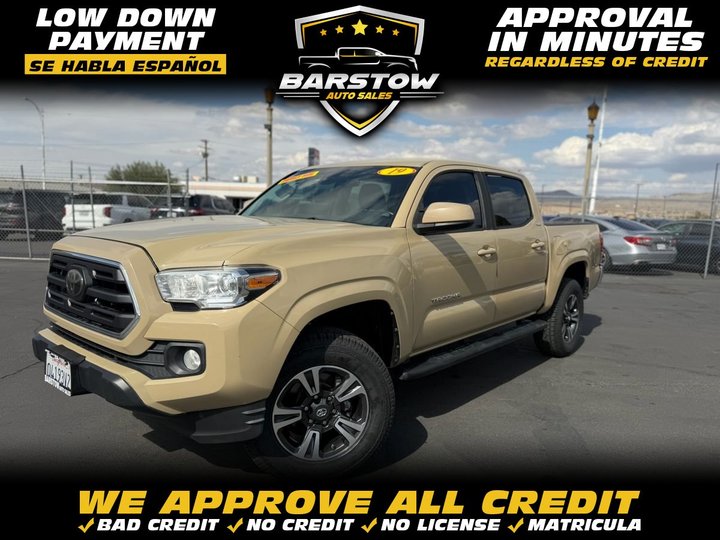 2019 TOYOTA TACOMA DOUBLE CAB for sale in BARSTOW
