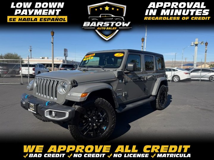 2022 JEEP WRANGLER UNLIMITED 4XE for sale in BARSTOW