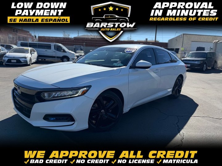2019 HONDA ACCORD for sale in BARSTOW
