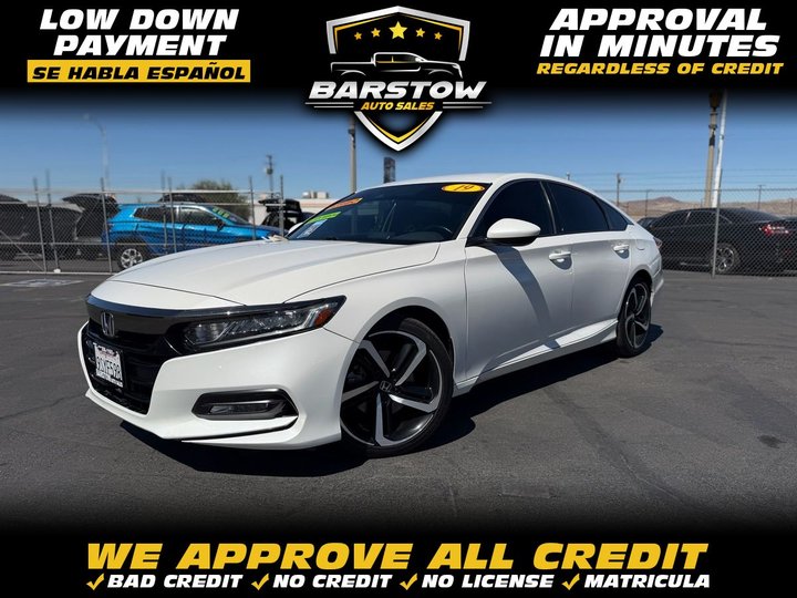 2019 HONDA ACCORD for sale in BARSTOW