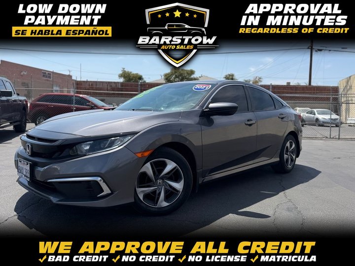 2021 HONDA CIVIC for sale in BARSTOW