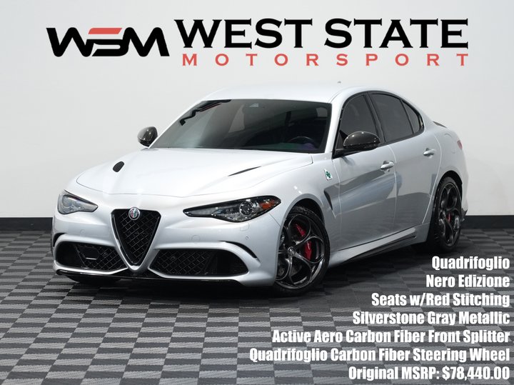 SILVER, 2020 ALFA ROMEO GIULIA Image 