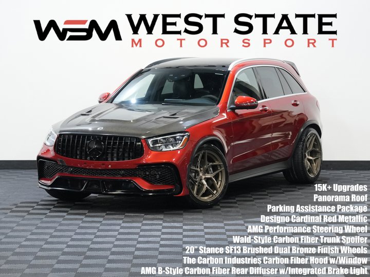 RED, 2020 MERCEDES-BENZ MERCEDES-AMG GLC Image 