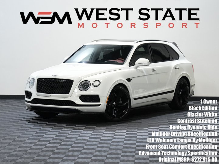2018 BENTLEY BENTAYGA for sale in FEDERAL WAY
