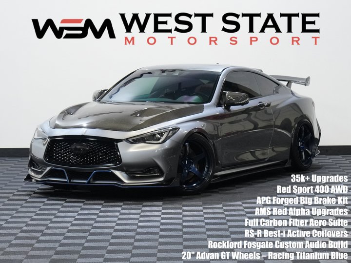 GRAY, 2019 INFINITI Q60 Image 