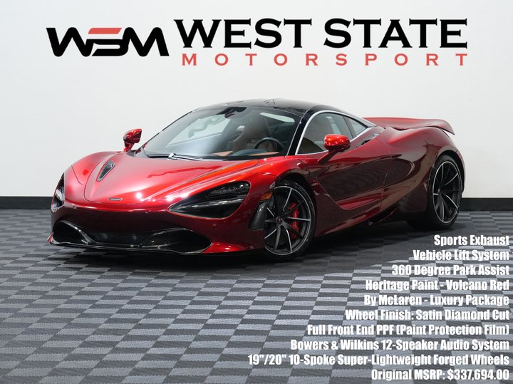 2018 MCLAREN 720S for sale in FEDERAL WAY