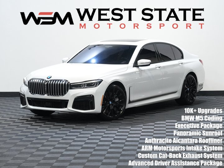 WHITE, 2020 BMW 750I XDRIVE Image 