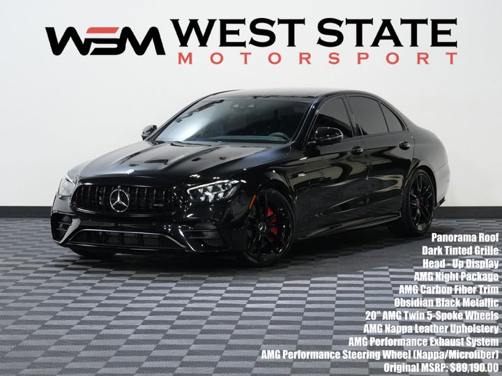 2022 MERCEDES-BENZ MERCEDES-AMG E-CLASS for sale in FEDERAL WAY