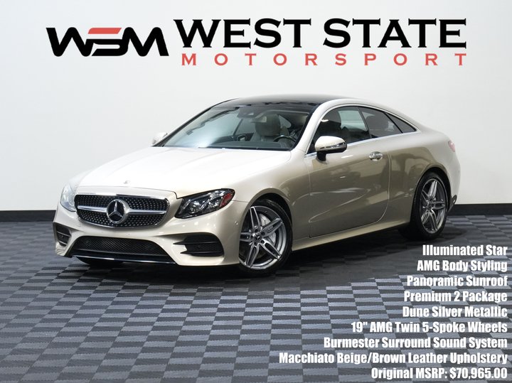 2018 MERCEDES-BENZ E-CLASS for sale in FEDERAL WAY
