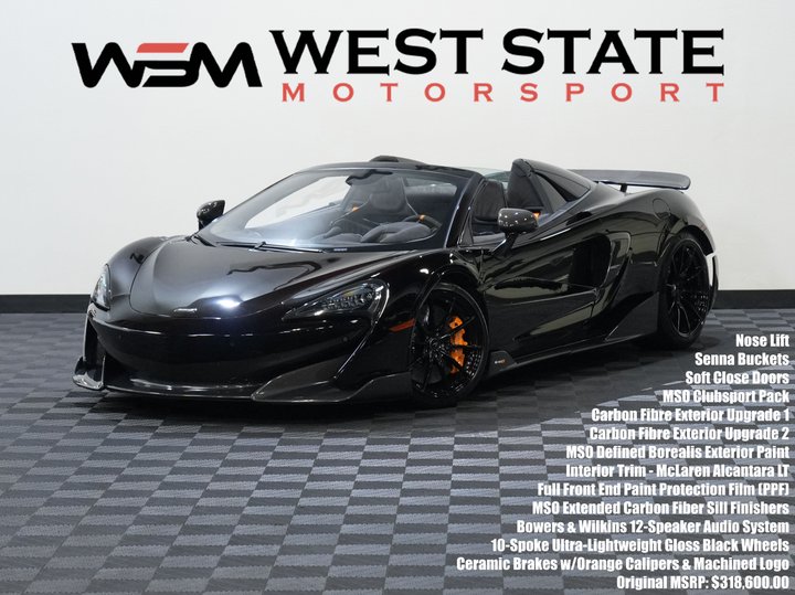 2020 MCLAREN 600LT for sale in FEDERAL WAY