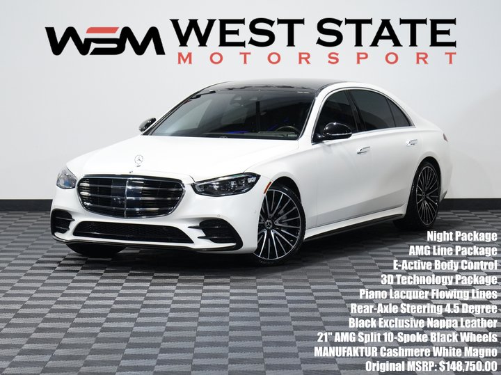 WHITE, 2022 MERCEDES-BENZ S-CLASS Image 