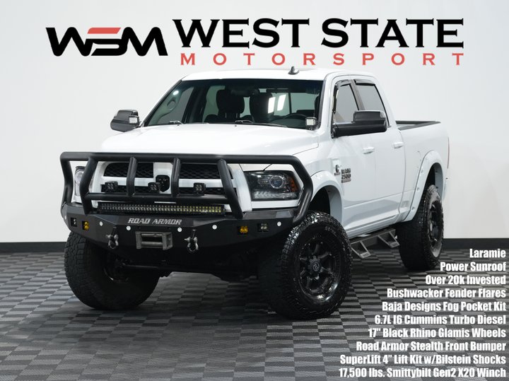 WHITE, 2017 RAM 2500 CREW CAB Image 