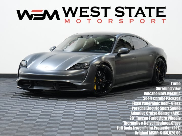 BLACK, 2020 PORSCHE TAYCAN Image 