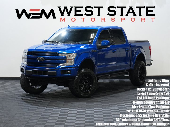 2018 FORD F150 SUPERCREW CAB for sale in FEDERAL WAY