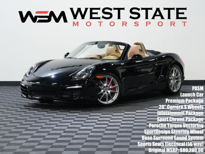 2013 PORSCHE BOXSTER for sale in FEDERAL WAY