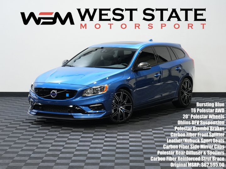 2018 VOLVO V60 for sale in FEDERAL WAY