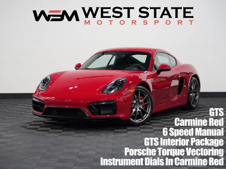 CARMINE RED, 2015 PORSCHE CAYMAN Image 