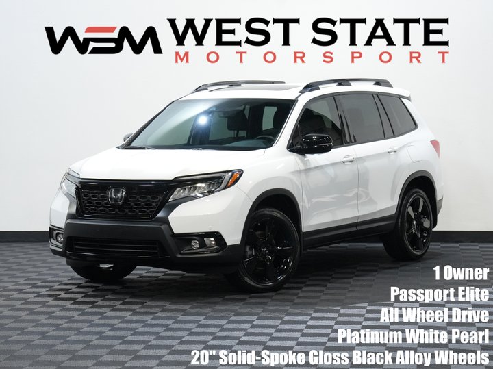 WHITE, 2021 HONDA PASSPORT Image 