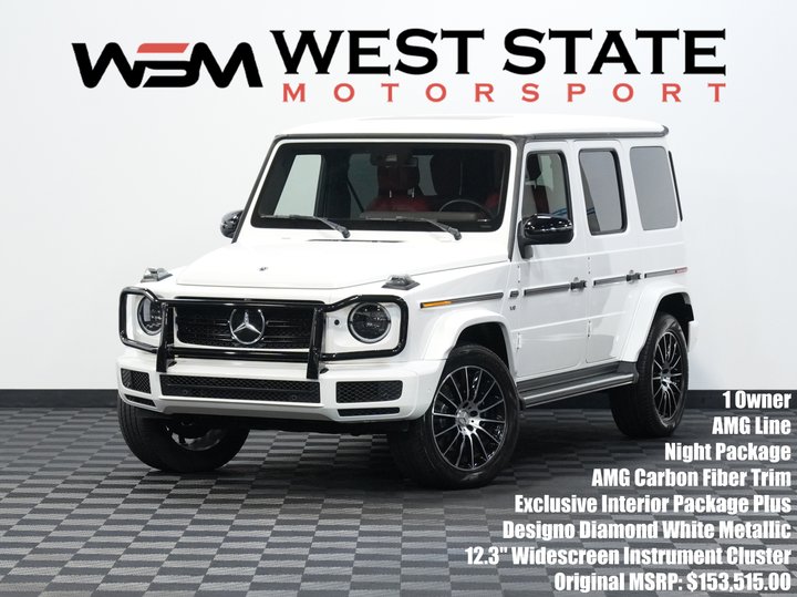WHITE, 2020 MERCEDES-BENZ G-CLASS Image 