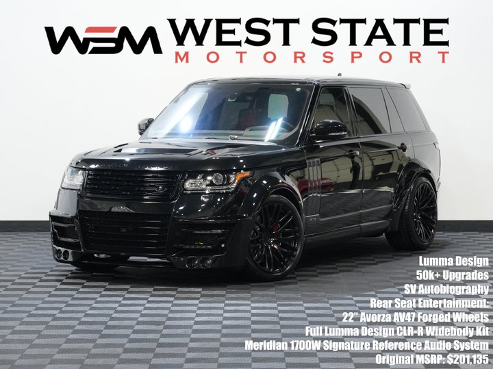 BLACK, 2016 LAND ROVER RANGE ROVER Image 