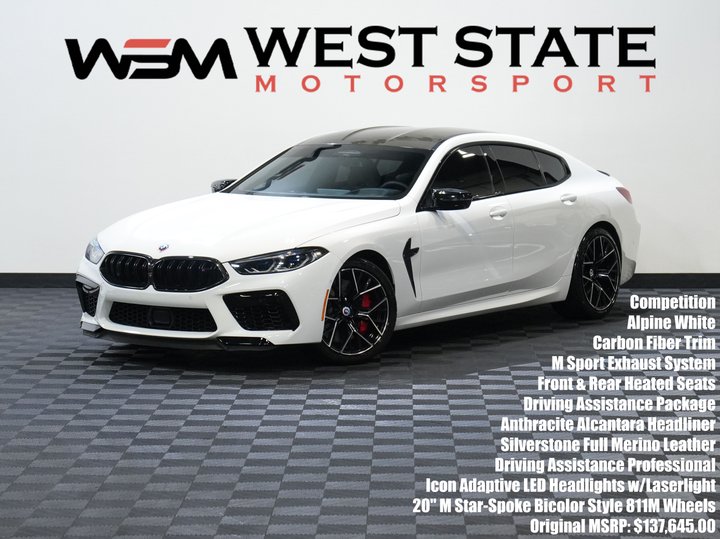 2023 BMW M8 for sale in FEDERAL WAY
