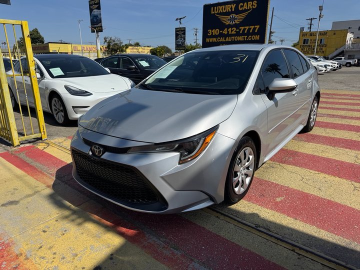 2020 TOYOTA COROLLA for sale in INGLEWOOD
