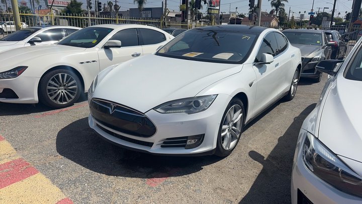 2014 TESLA MODEL S for sale in INGLEWOOD