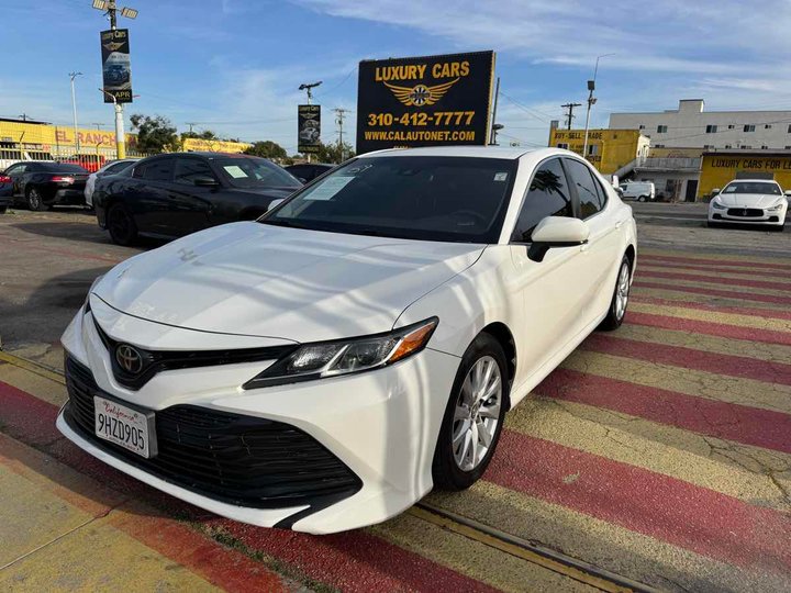 2018 TOYOTA CAMRY for sale in INGLEWOOD