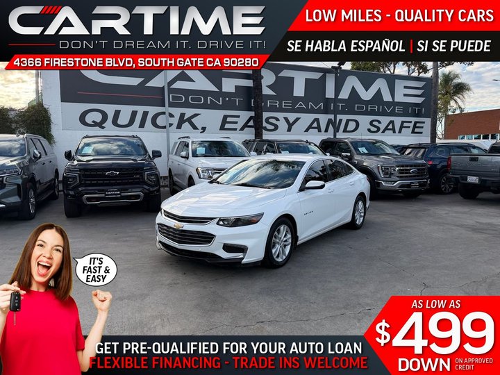 2018 CHEVROLET MALIBU for sale in SOUTH GATE