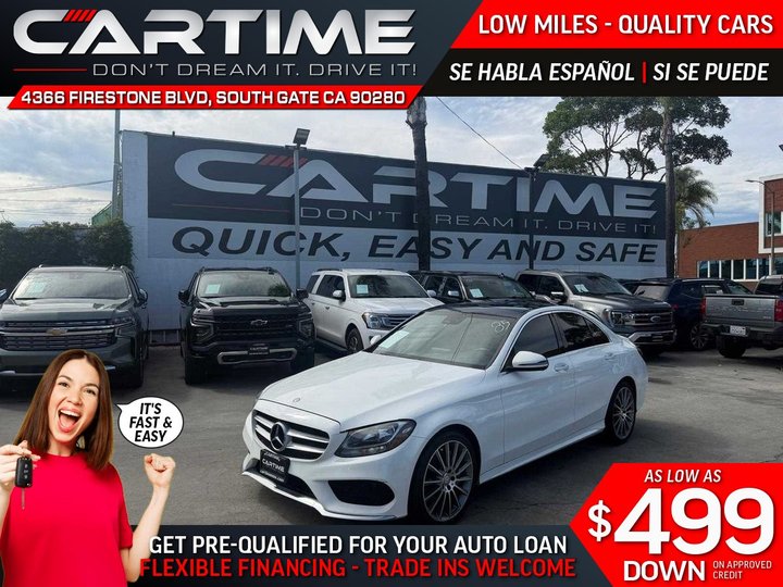 2016 MERCEDES-BENZ C-CLASS C 300 4MATIC for sale in SOUTH GATE