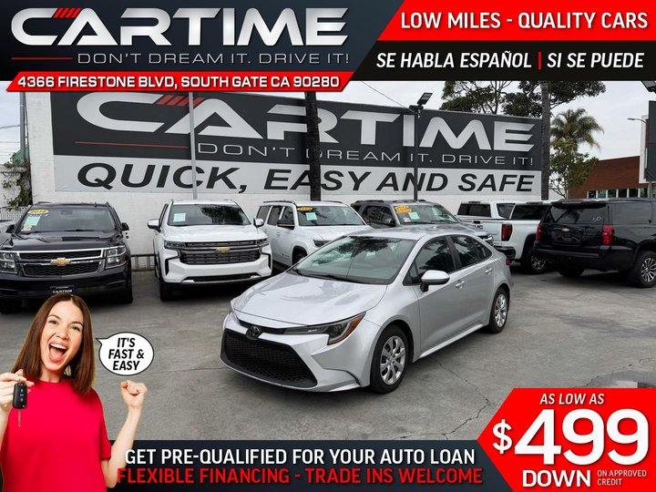 2022 TOYOTA COROLLA for sale in SOUTH GATE