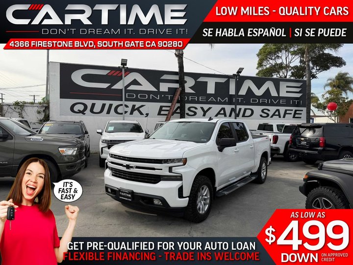 2021 CHEVROLET SILVERADO 1500 CREW CAB RST for sale in SOUTH GATE