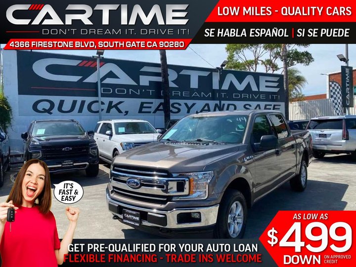 2020 FORD F150 SUPERCREW CAB XLT PICKUP 4D 5 1/2 FT for sale in SOUTH GATE