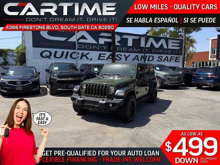 2023 JEEP WRANGLER UNLIMITED for sale in SOUTH GATE