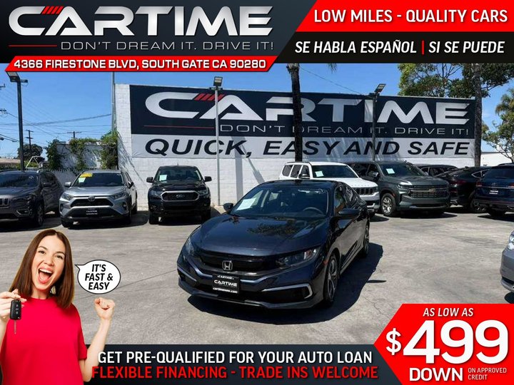 2021 HONDA CIVIC LX SEDAN for sale in SOUTH GATE