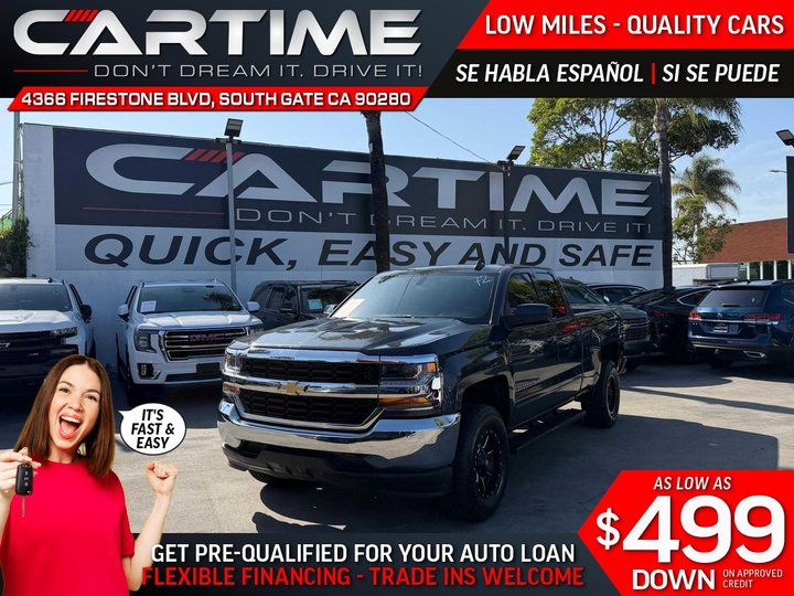 2018 CHEVROLET SILVERADO 1500 DOUBLE CAB LT for sale in SOUTH GATE
