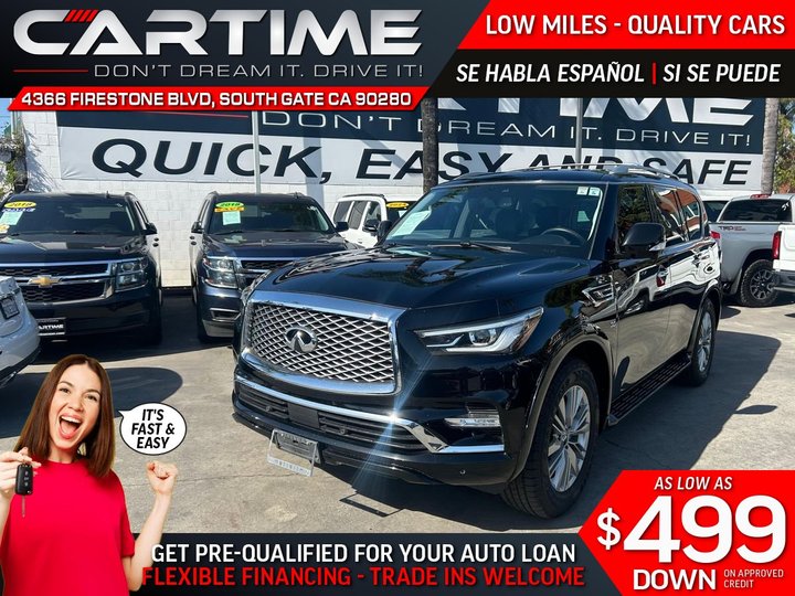 2018 INFINITI QX80 for sale in SOUTH GATE