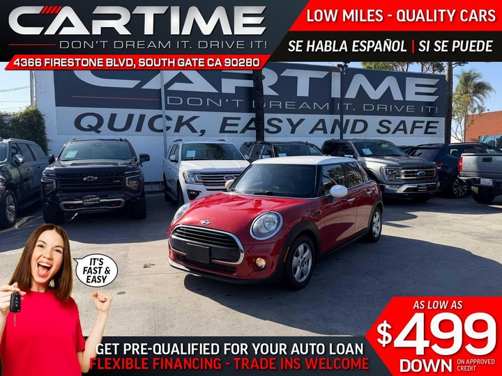2018 MINI HARDTOP 4 DOOR COOPER HATCHBACK for sale in SOUTH GATE