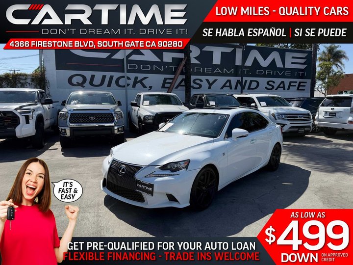 2016 LEXUS IS 200T for sale in SOUTH GATE