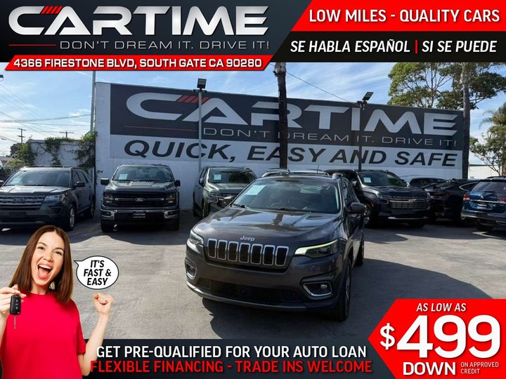 2021 JEEP CHEROKEE LIMITED for sale in SOUTH GATE