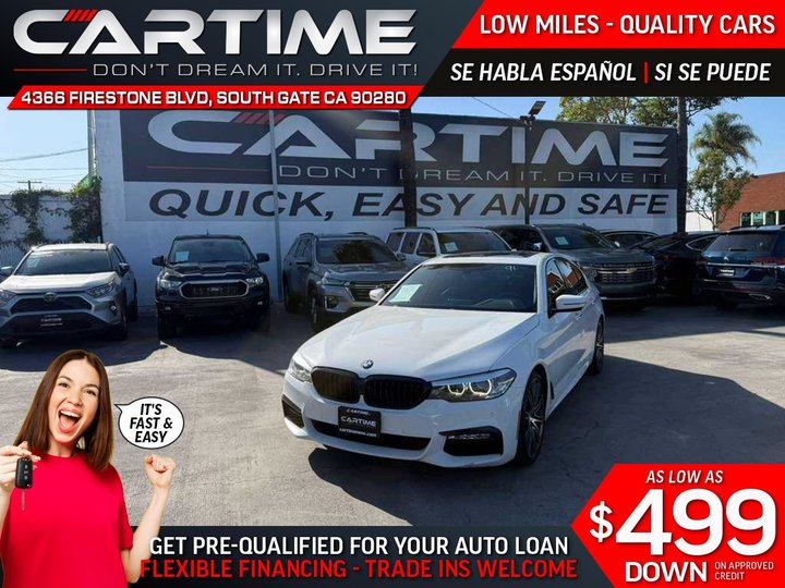 2018 BMW 5 SERIES 540I SEDAN for sale in SOUTH GATE