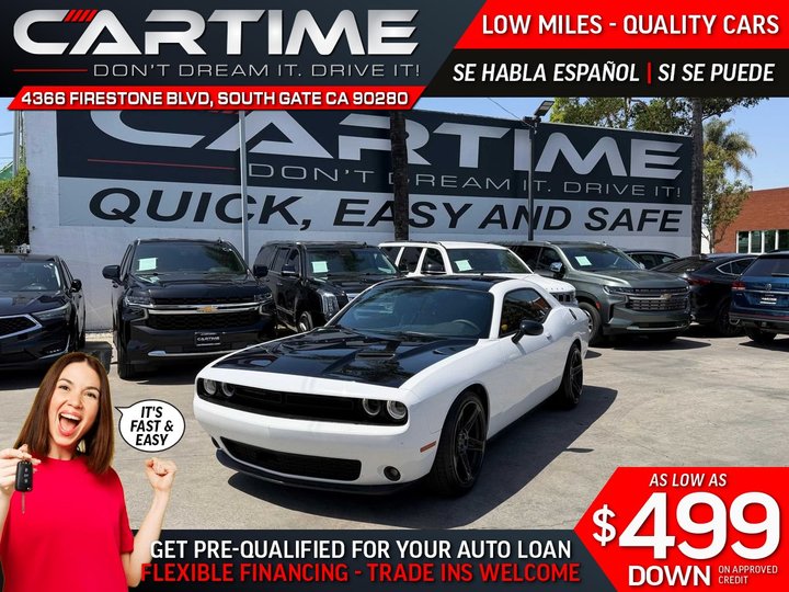 2018 DODGE CHALLENGER SXT PLUS for sale in SOUTH GATE