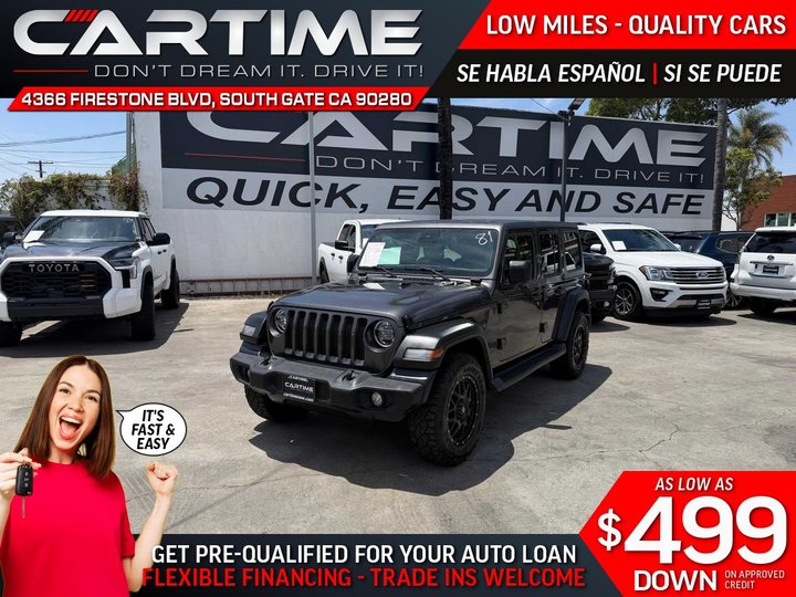 2022 JEEP WRANGLER UNLIMITED SPORT S for sale in SOUTH GATE