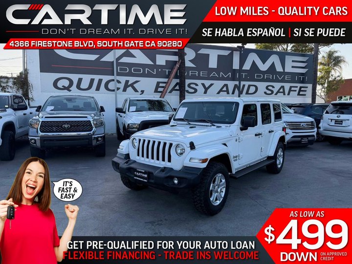 2020 JEEP WRANGLER UNLIMITED SPORT S for sale in SOUTH GATE