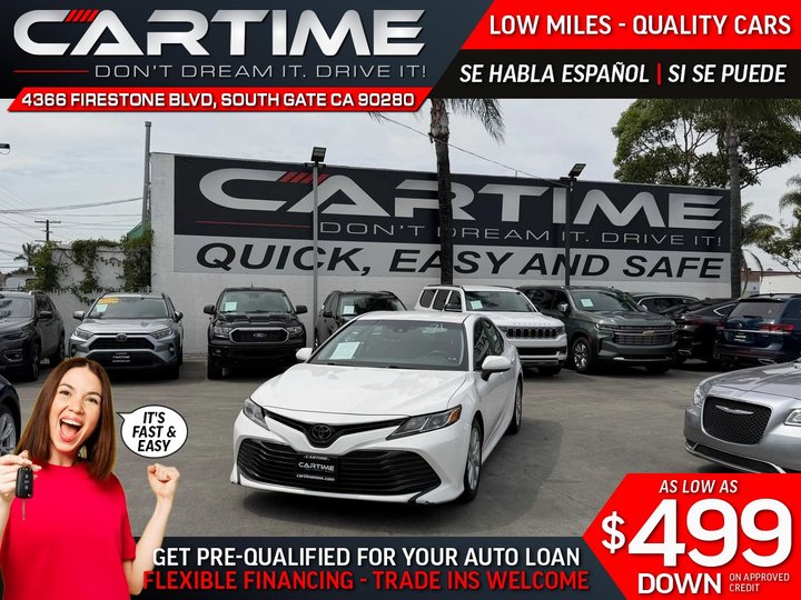 2018 TOYOTA CAMRY for sale in SOUTH GATE